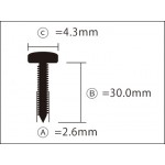 Pickup  Screw PS-12 Nickle